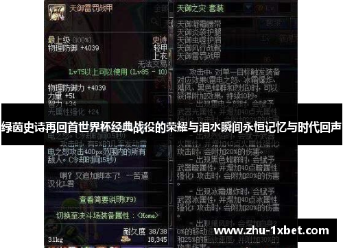 绿茵史诗再回首世界杯经典战役的荣耀与泪水瞬间永恒记忆与时代回声